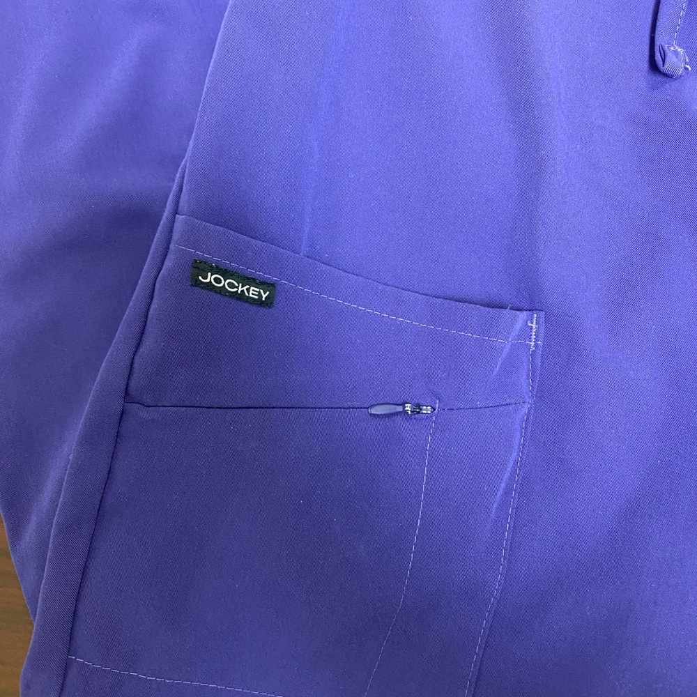 Jockey Scrub Set Large Top Medium Pants - Picture 6 of 7